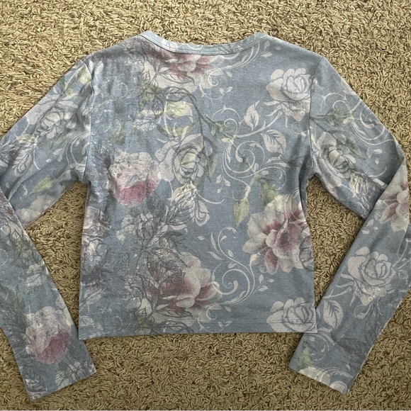 Urban outfitters y2k long sleeve crop top - Picture 2 of 4